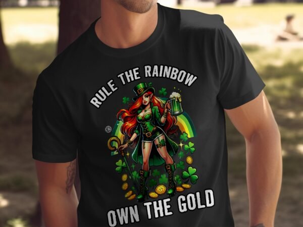 Lustiges St Patrick's Day Shirt, Irische Pride T-Shirt, Glücklicher Kleeblatt Beer Shirt, Grüne Irish eigene das Gold Hemd - Image 4
