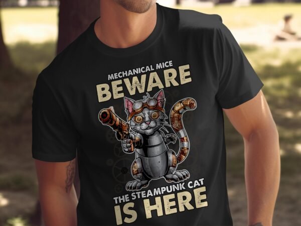 Vintage Futuristisches Steampunk T-Shirt, Retro Fantasiewelt Kostüm, Retro Dampfantrieb Shirt, Industriell Viktorianisches Top, Zahnrad Tee - Image 5