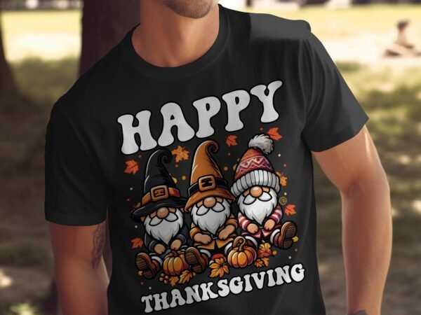 Herbstliches Erntedankfest T-Shirt, Traditionell Amerika Kanada Top, Lustiges Feiertags Zwerge Truthahn Shirt, Festliches Geflügel Tee - Image 5