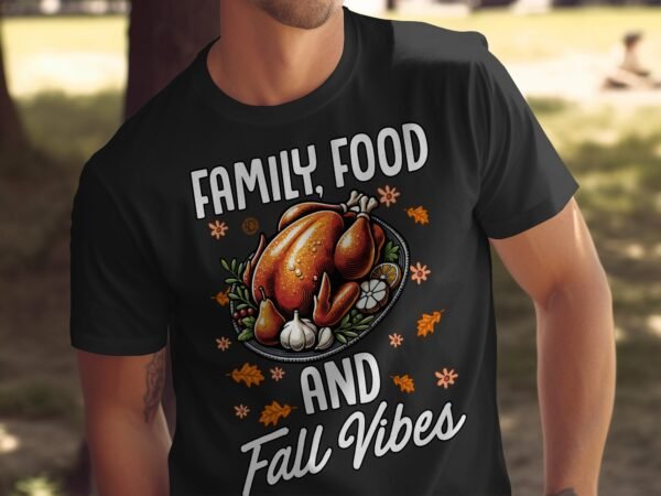 Herbstliches Erntedankfest T-Shirt, Traditionell Amerika Kanada Abendessen Top, Lustiges Truthahn Shirt, Festliches Geflügel Kürbis Tee - Image 5