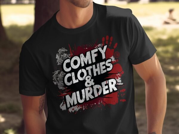 Kriminalfälle True Crime T-Shirt, Thriller Geschichten für Krimi Fans Tee, Rätsel Alibi Verbrecher Top, Beweis Ermittlungen Motiv Shirt - Image 5
