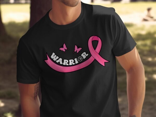 Kampf Stärke Hoffnung Brustkrebs Bewusstsein T-Shirt, Vorsorgeuntersuchung Gesundheit Tee, Hilfe Symbol der Solidarität Pinke Schleife Top - Image 5
