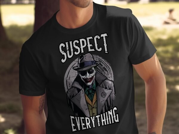 Kriminalfall True Crime T-Shirt, Mystische Horror Geschichten für Krimi Fans Tee, Rätsel Verdächtiger Detektiv Top, Joker Ermittlungen Shirt - Image 5
