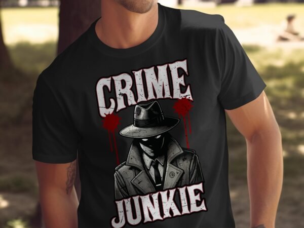 Kriminalfälle Mörder True Crime T-Shirt, Mystische Horror Geschichten für Krimi Fans Tee, Rätsel Junkie Verbrecher Top, Ermittlungen Shirt - Image 5