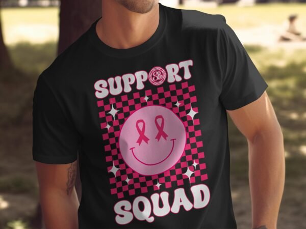 Kampf Stärke Hoffnung Brustkrebs Bewusstsein T-Shirt, Vorsorgeuntersuchung Gesundheit Tee, Hilfe Symbol der Solidarität Pinke Schleife Top - Image 5