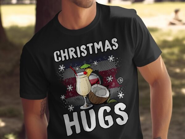 Tropisches Coquito Weihnachten T-Shirt, Traditionelles Kokosnuss Urlaubsgetränk Shirt, Festliches Puerto Rico Karibik Tee, Kokos Reisetop - Image 5