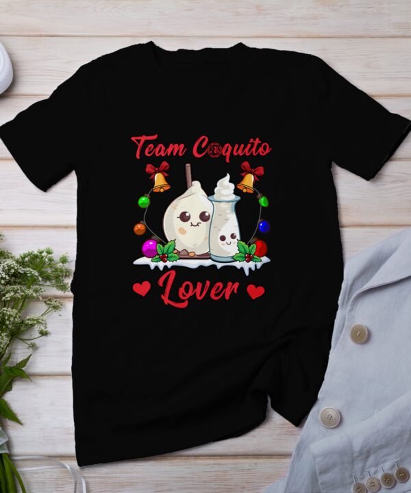 Tropisches Coquito Weihnachten T-Shirt, Traditionelles Kokosnuss Urlaubsgetränk Shirt, Festliches Puerto Rico Karibik Tee, Kokos Reisetop