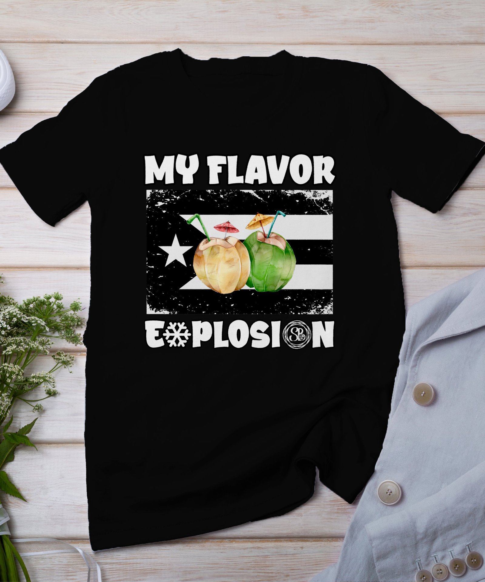 Tropisches Coquito Weihnachten T-Shirt, Traditionelles Kokosnuss Urlaubsgetränk Shirt, Festliches Puerto Rico Karibik Tee, Kokos Reisetop