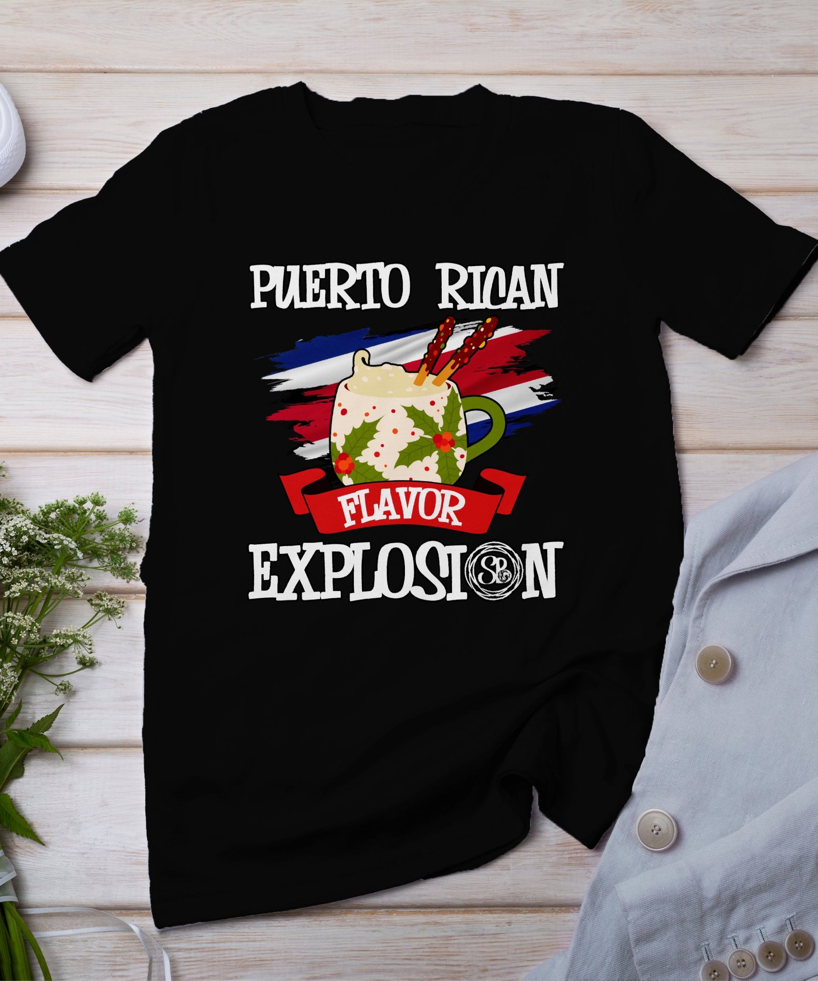Tropisches Coquito Weihnachten T-Shirt, Traditionelles Kokosnuss Urlaubsgetränk Shirt, Festliches Puerto Rico Karibik Tee, Kokos Reisetop
