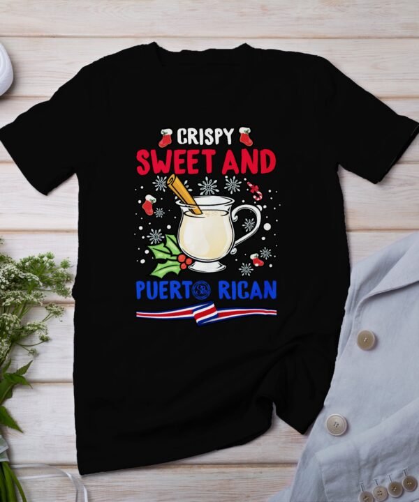 Tropisches Coquito Weihnachten T-Shirt, Traditionelles Kokosnuss Urlaubsgetränk Shirt, Festliches Puerto Rico Karibik Tee, Kokos Reisetop