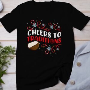 Tropisches Coquito Weihnachten T-Shirt, Traditionelles Kokosnuss Urlaubsgetränk Shirt, Festliches Puerto Rico Karibik Tee, Kokos Reisetop