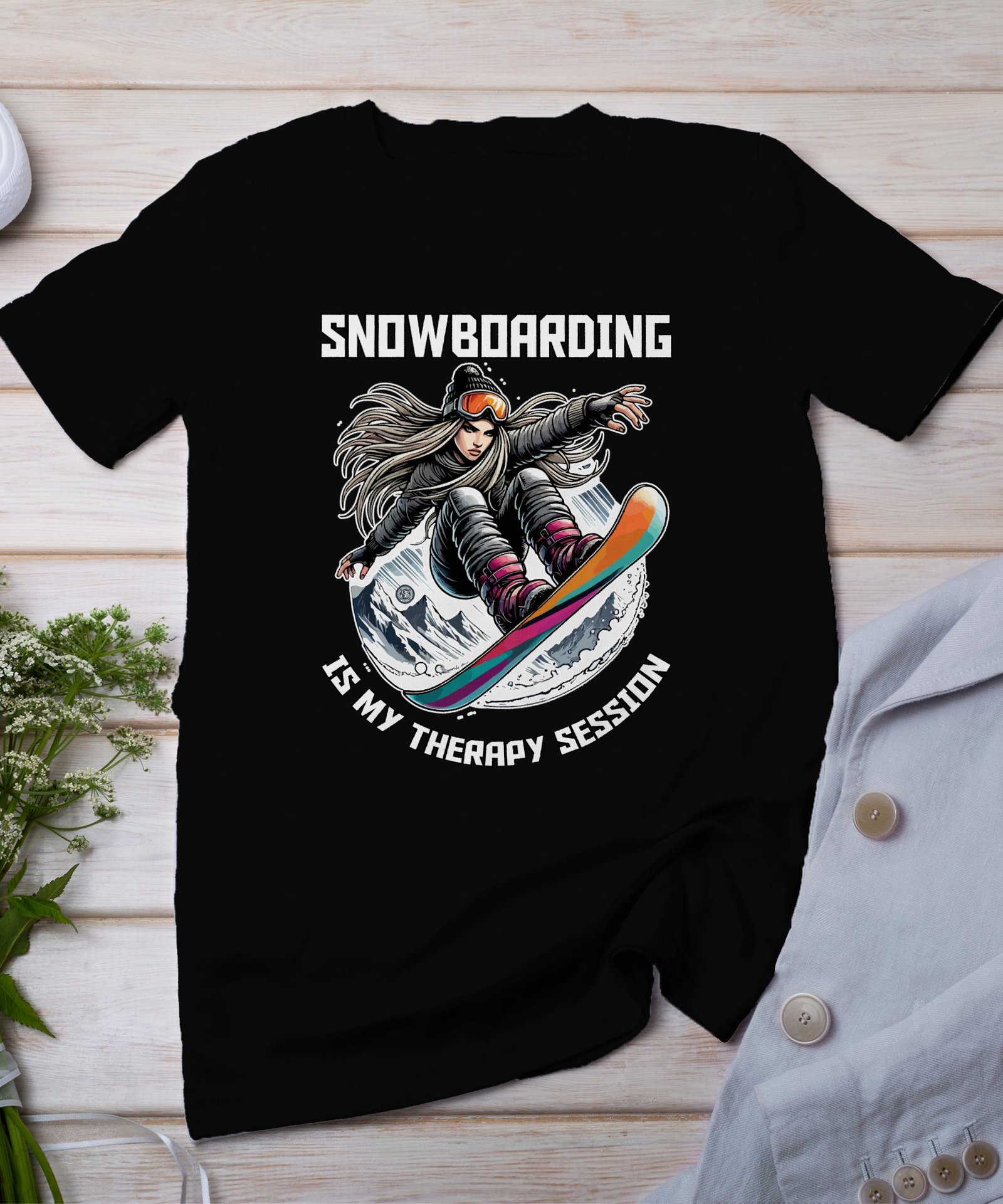 Snowboard Weihachten Schnee