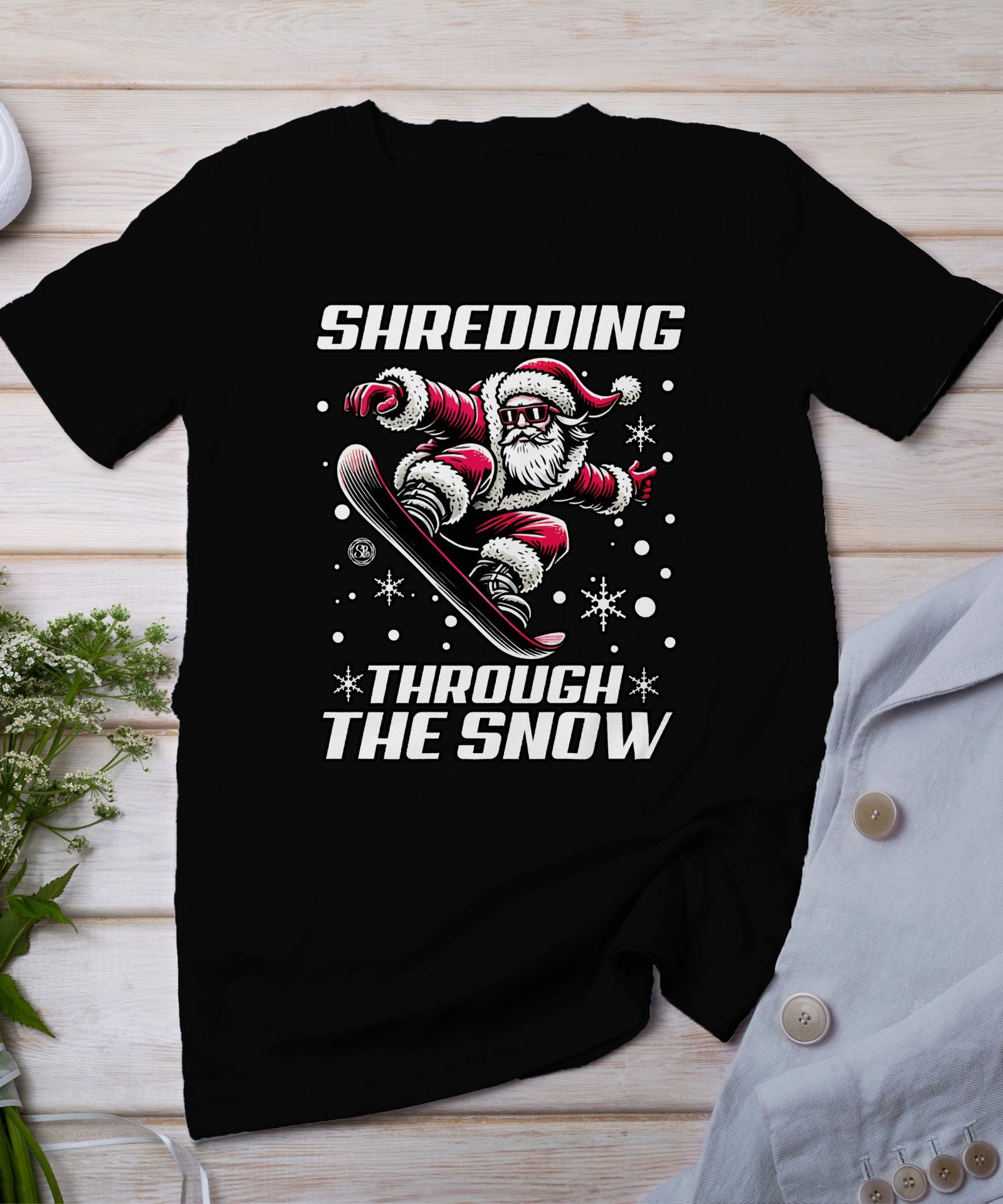Snowboard Weihachten Schnee