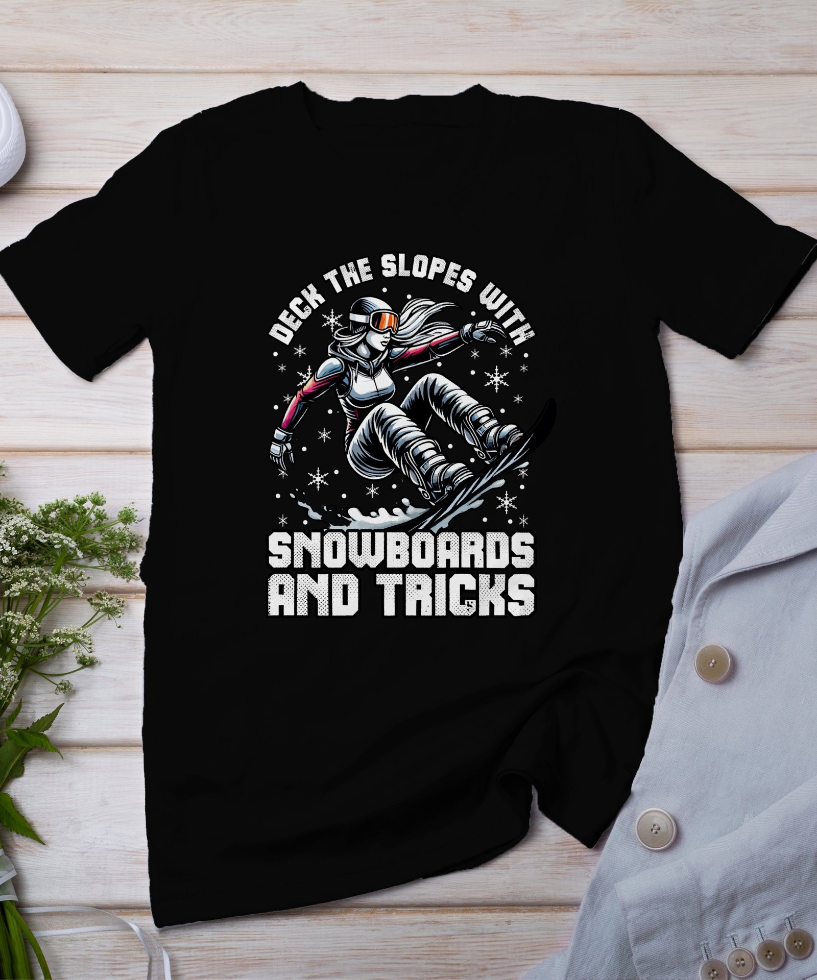 Snowboard Weihachten Schnee