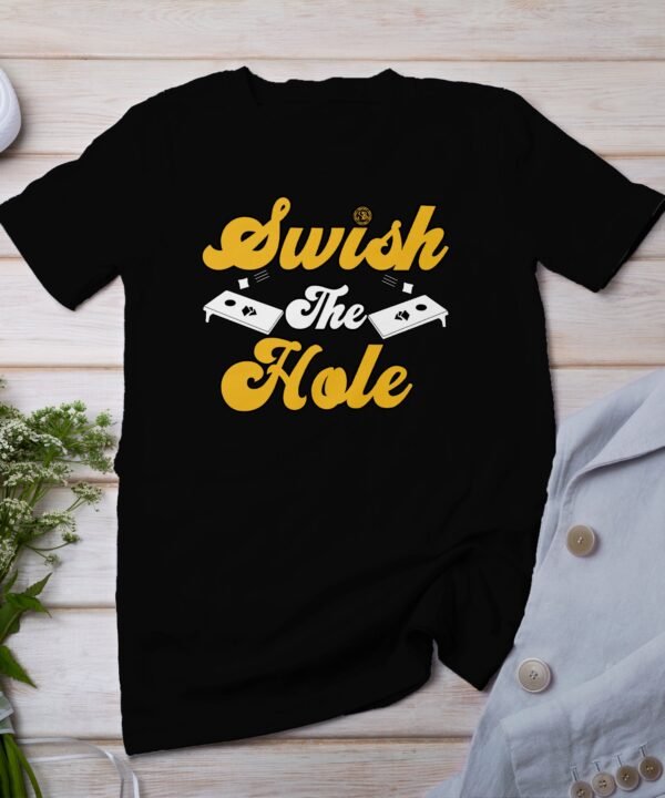 Cornhole Gartenspiel T-Shirt, Camping Freizeitspiel Shirt, Familien Sieger Outfit, Wurfsack Holzbrettspiel Tee, Sommer Outdoor-Spiel Champ