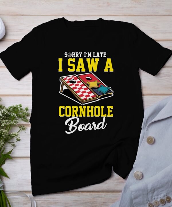 Cornhole Gartenspiel T-Shirt, Camping Freizeitspiel Shirt, Familien Sieger Outfit, Wurfsack Holzbrettspiel Tee, Sommer Outdoor-Spiel Champ