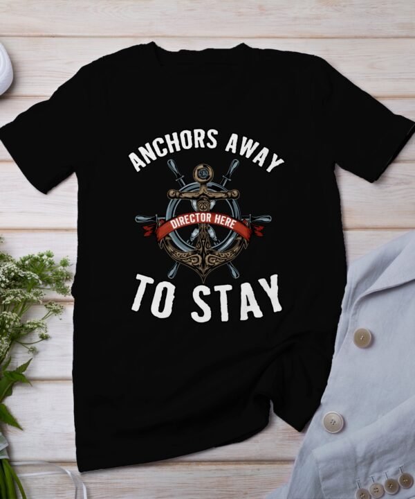 Kreuzfahrt Direktor T-Shirt, Seefahrt Urlaubsplanung Top, Maritimes Reiseorganisator Kapitän Shirt, Ozean Navigator Segel Schifffahrt Tee