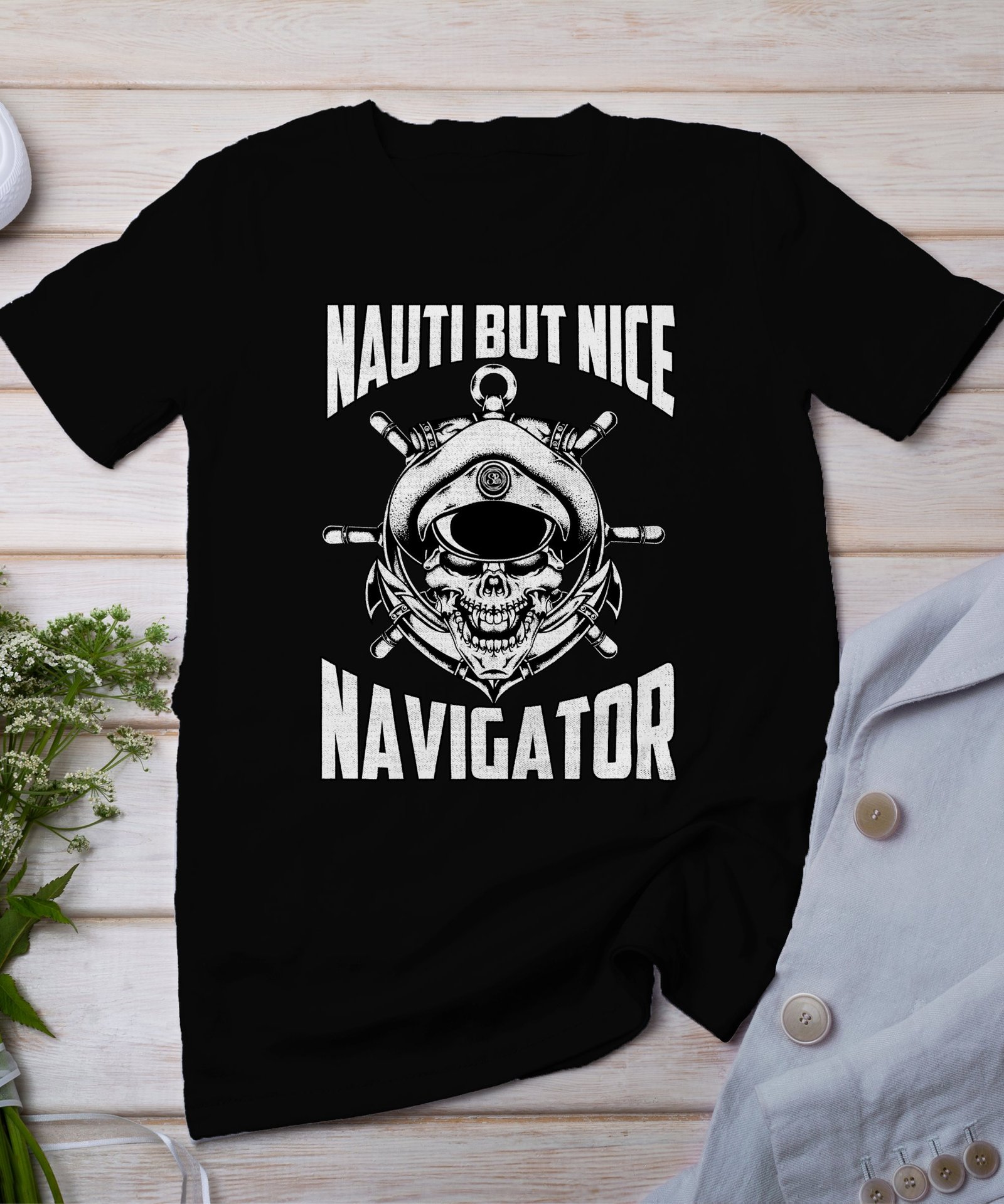 Kreuzfahrt Direktor T-Shirt, Seefahrt Urlaubsplanung Top, Maritimes Reiseorganisator Kapitän Shirt, Ozean Navigator Segel Schifffahrt Tee