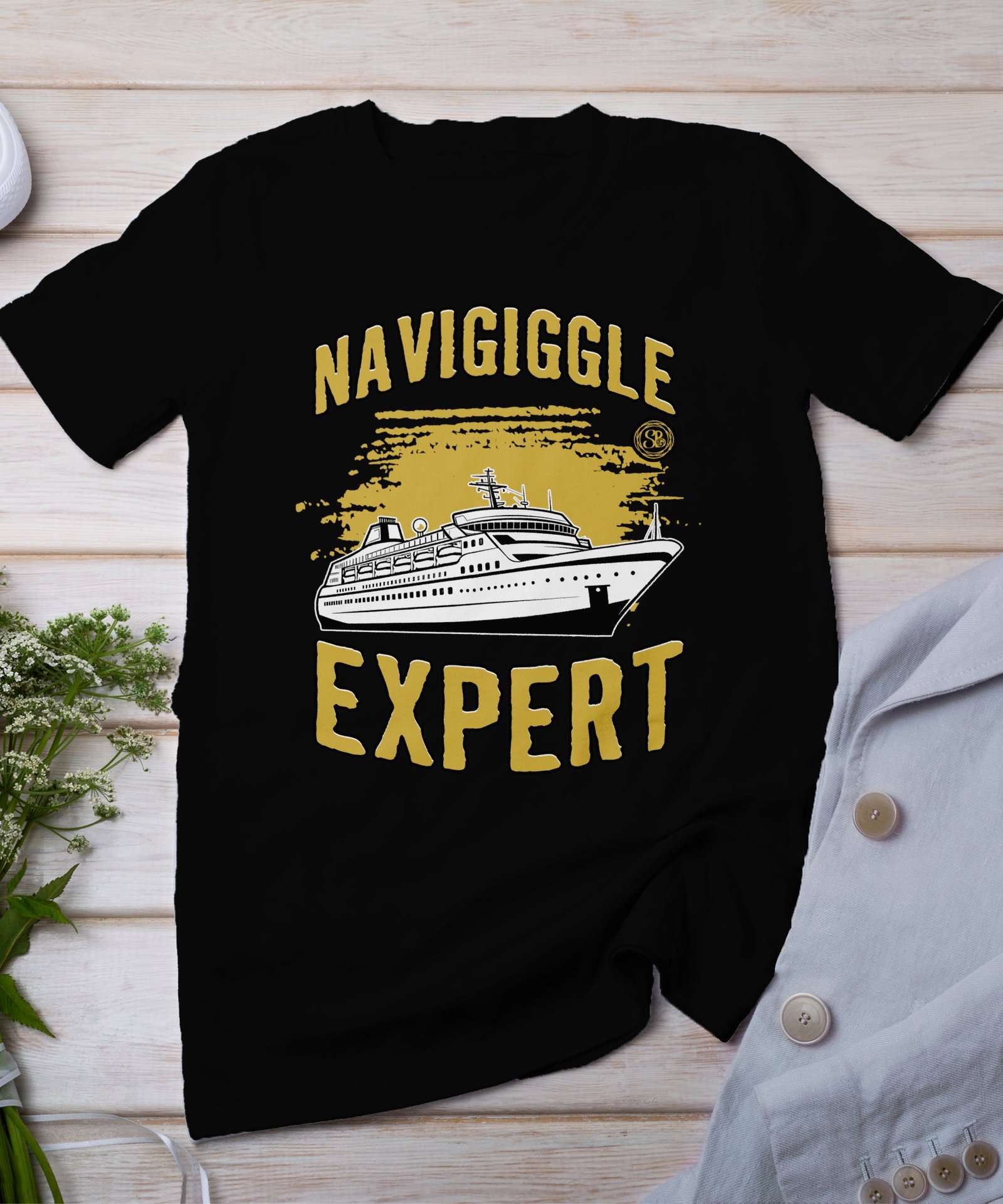 Kreuzfahrt Direktor T-Shirt, Seefahrt Urlaubsplanung Top, Maritimes Reiseorganisator Kapitän Shirt, Ozean Navigator Segel Schifffahrt Tee