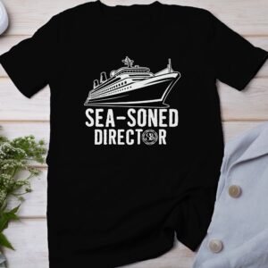 Kreuzfahrt Direktor T-Shirt, Seefahrt Urlaubsplanung Top, Maritimes Reiseorganisator Kapitän Shirt, Ozean Navigator Segel Schifffahrt Tee