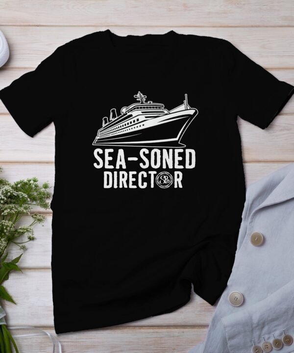 Kreuzfahrt Direktor T-Shirt, Seefahrt Urlaubsplanung Top, Maritimes Reiseorganisator Kapitän Shirt, Ozean Navigator Segel Schifffahrt Tee