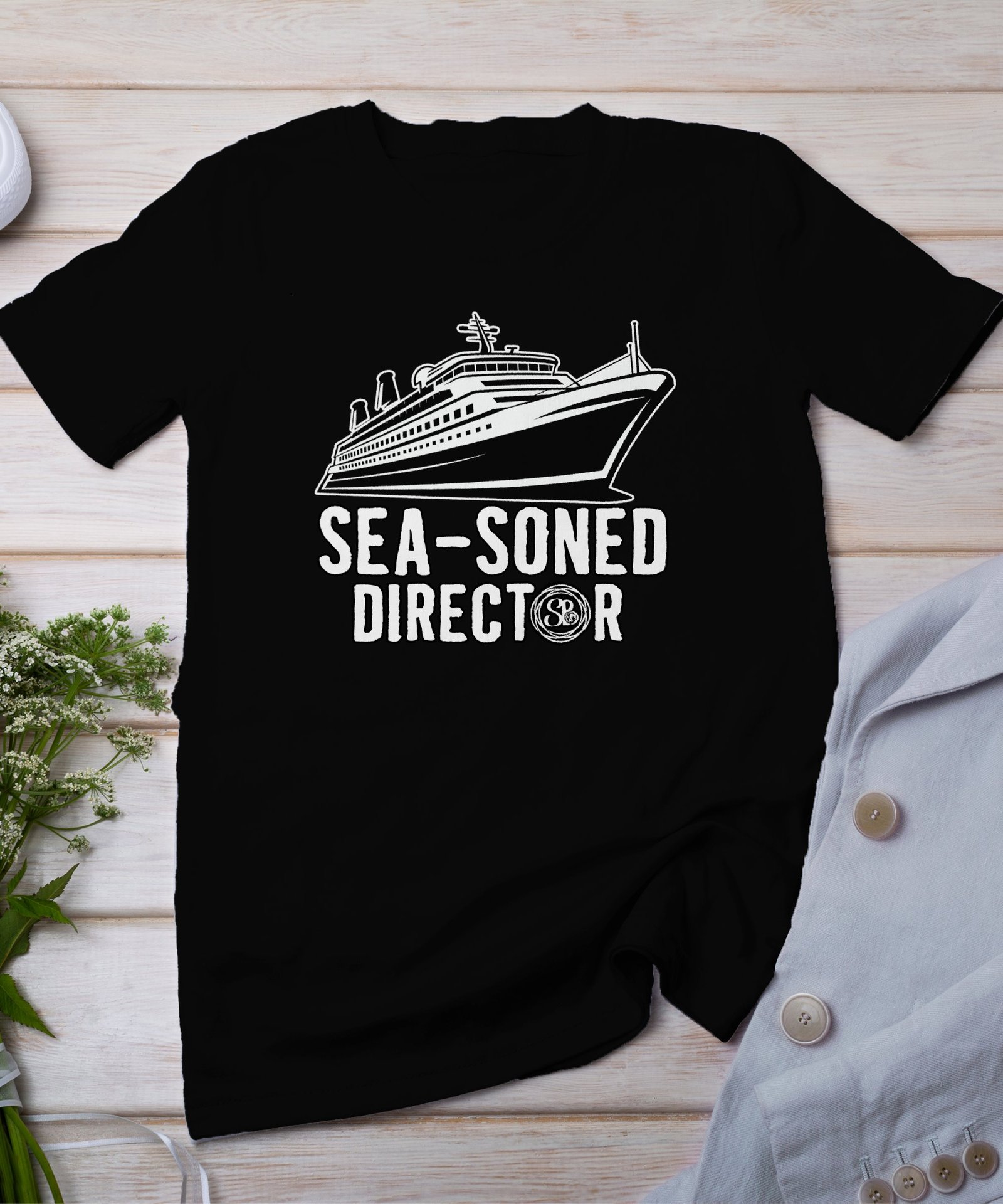 Kreuzfahrt Direktor T-Shirt, Seefahrt Urlaubsplanung Top, Maritimes Reiseorganisator Kapitän Shirt, Ozean Navigator Segel Schifffahrt Tee
