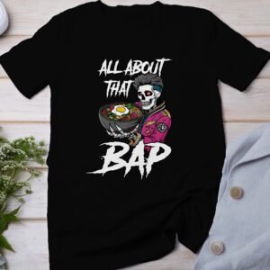 Anime Bibimbap Halloween T-Shirt, Koreanisches Essen Tee, Magisches Kostüm, Ramen MRE Zutaten Shirt, Wahnsinn Bowl Top, Gimbap Party