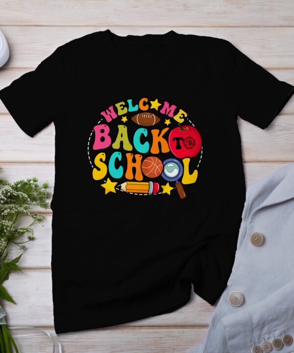 Kita Schulranzen Erster Schultag Sommerferien Schulanfang Tasche Schultüte Abschied Kindergarten Rucksack Bunter Schulbedarf Kinder Shirt