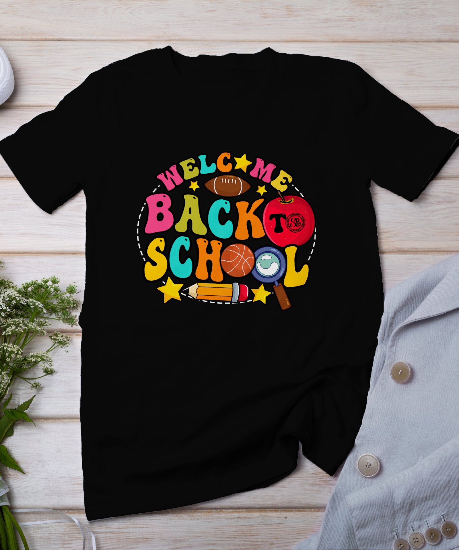 Kita Schulranzen Erster Schultag Sommerferien Schulanfang Tasche Schultüte Abschied Kindergarten Rucksack Bunter Schulbedarf Kinder Shirt