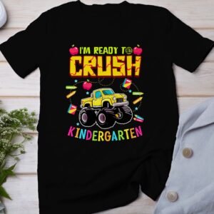 Kindergarten Team Shirt Monster Truck T-Shirt Kindergartenbetreuer Teamkleidung für Kindergarten Kita-Shirt für Erzieher Schulvorbereitung