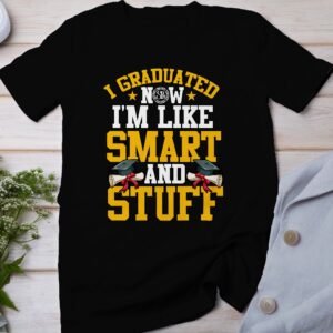 Abschlussgeschenk Schulabschluss T-Shirt für Absolventen Abitur Abschlussfeier Schulabschluss Shirt Doktorhut Student Bachelor Master