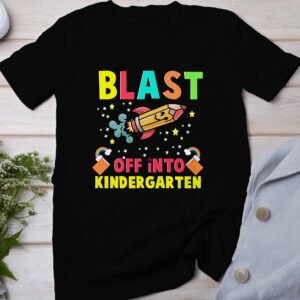 Kindergarten Team Shirt Rakete T-Shirt Kindergartenbetreuer Teamkleidung für Kindergarten Kita-Shirt für Kindererzieher Schulvorbereitung
