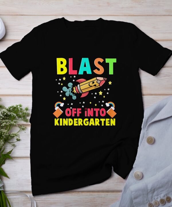 Kindergarten Team Shirt Rakete T-Shirt Kindergartenbetreuer Teamkleidung für Kindergarten Kita-Shirt für Kindererzieher Schulvorbereitung