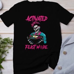 Anime Bibimbap Halloween T-Shirt, Koreanisches Essen Tee, Magisches Kostüm, Ramen MRE Zutaten Shirt, Wahnsinn Bowl Top, Gimbap Party