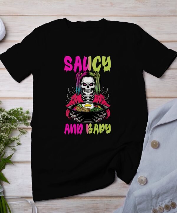 Anime Bibimbap Halloween T-Shirt, Koreanisches Essen Tee, Magisches Kostüm, Ramen MRE Zutaten Shirt, Wahnsinn Bowl Top, Gimbap Party