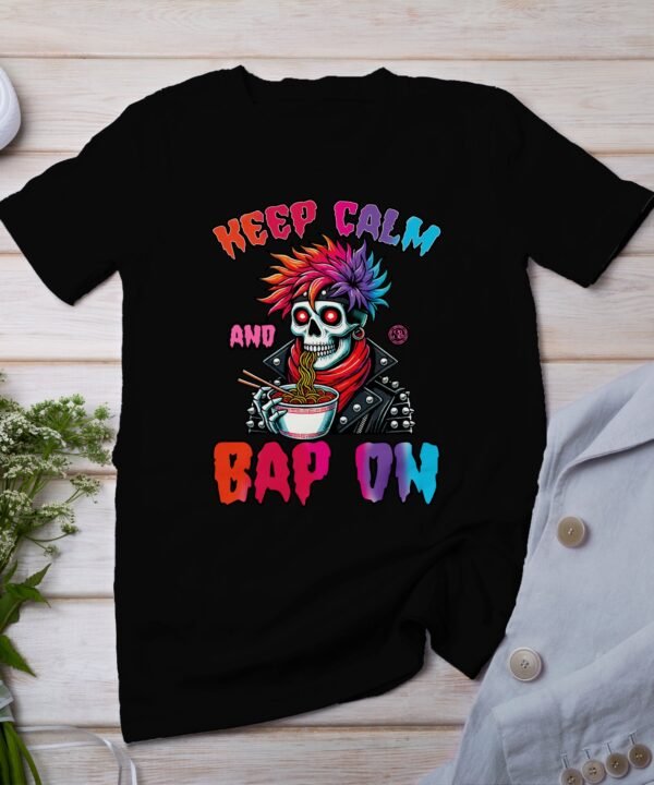 Anime Bibimbap Halloween T-Shirt, Koreanisches Essen Tee, Magisches Kostüm, Ramen MRE Zutaten Shirt, Wahnsinn Bowl Top, Gimbap Party