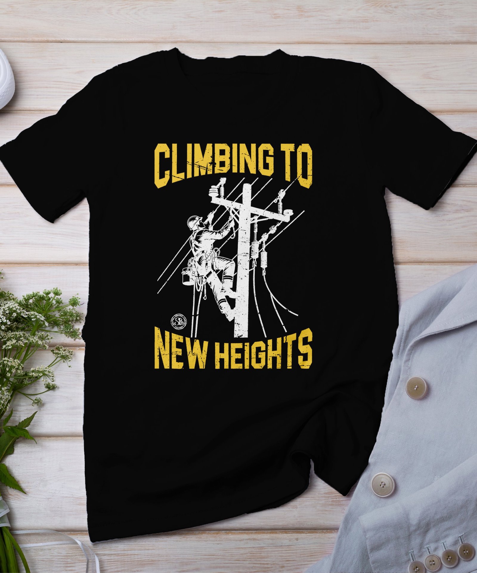 Climbing to New Heights t-shirt, Motivational Graphic Tee, Outdoor Adventure Shirt, Fitness Workout Tee, Inspirational Gym T-shirt
