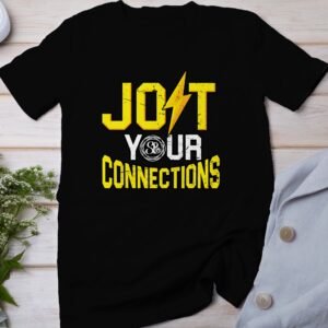 Motivational Graphic T-Shirt, Jolt Your Connections Tee, Inspiring Design Shirt, Electric Theme Top, Casual Wear, Unisex Fashion