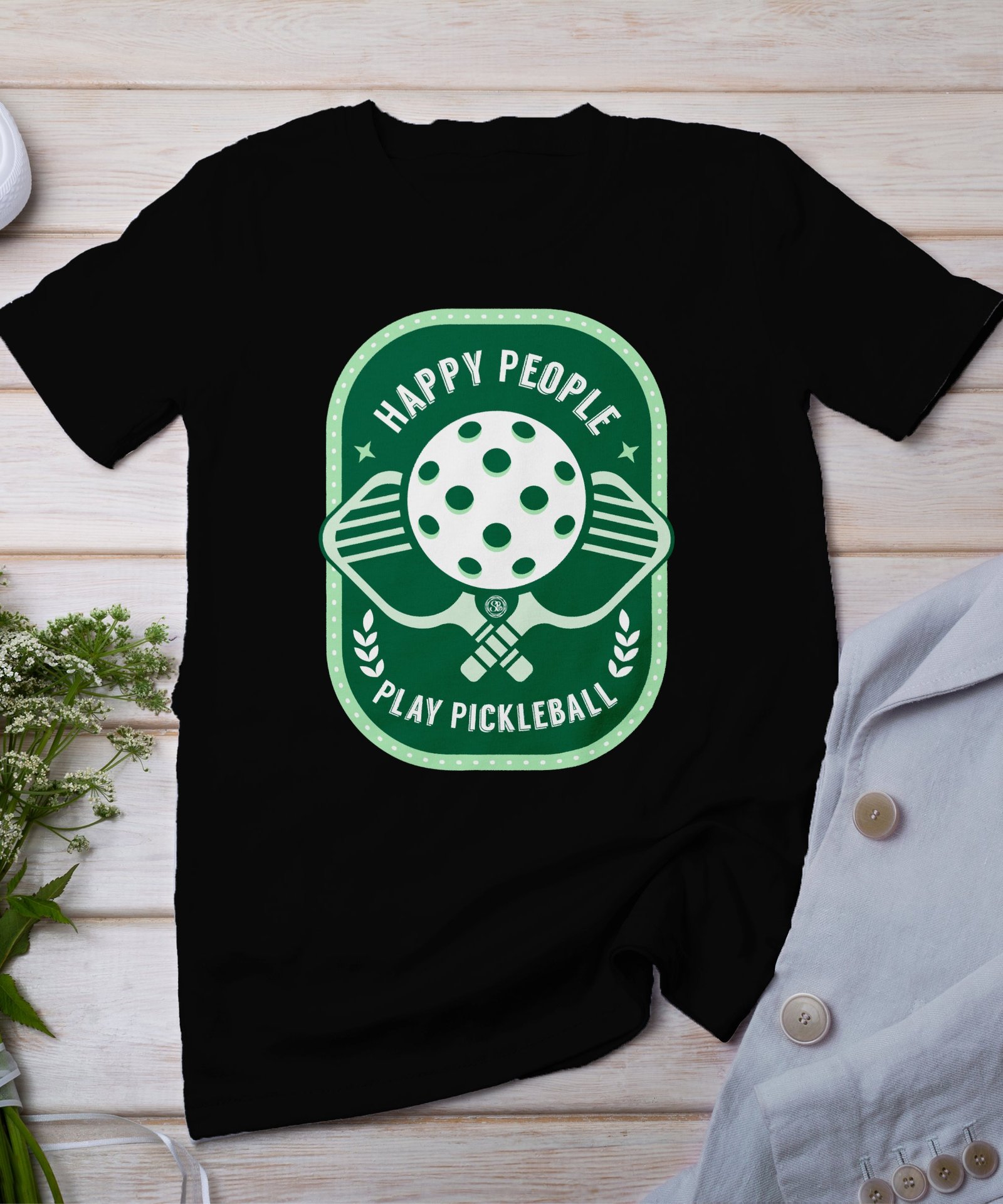 Pickleball Spieler T-Shirt, Geschenk für Sportliebhaber, Fröhliches Pickleballschläger Motiv Fan Tee, Lustiges Outdoor-Aktivität Team Shirt