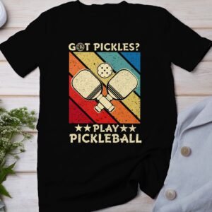 Retro Pickleball Spieler T-Shirt, Geschenk für Sportliebhaber, Vintage Schläger Motiv Fan Tee, Lustiges Outdoor-Aktivität Team Shirt