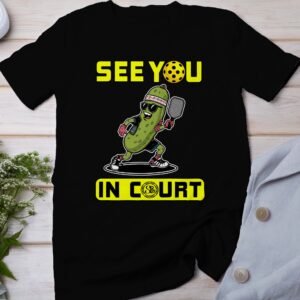 Pickleball Spieler T-Shirt, Geschenk für Sportliebhaber, Pickleballschläger Motiv Fan Tee, Lustiger Spruch Outdoor-Aktivität Team Shirt