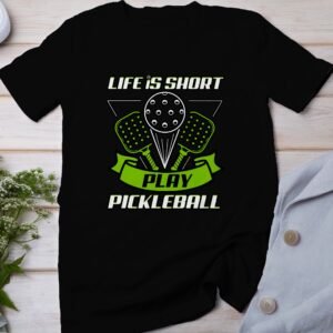 Pickleball Spieler T-Shirt, Lustiger Spruch für Sportliebhaber, Pickleballschläger Motiv Fan Tee, Lustiges Outdoor-Aktivität Team Shirt