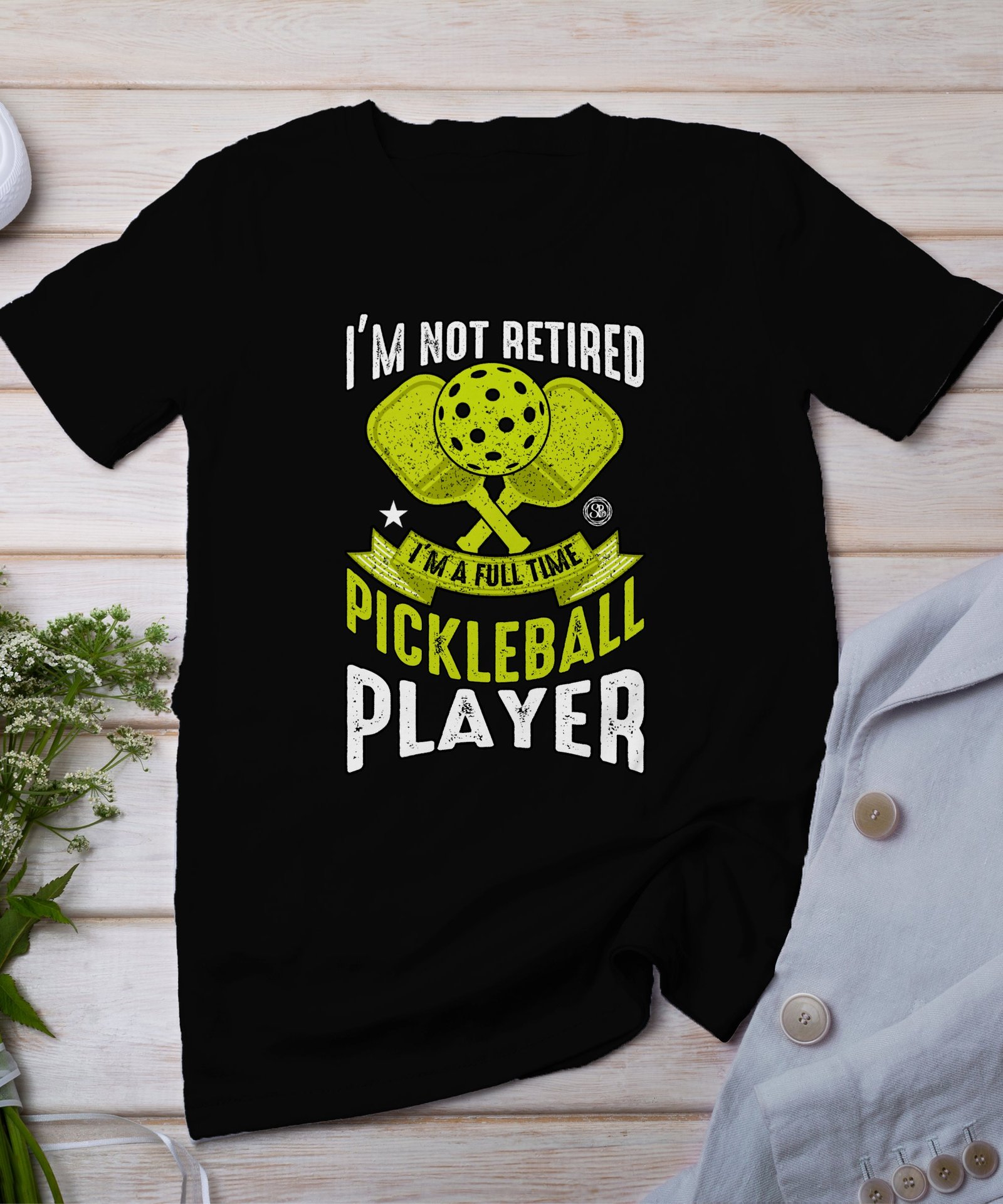 Pickleball Spieler T-Shirt, Geschenk für Sportliebhaber, Originelles Pickleballschläger Motiv Fan Tee, Lustiges Outdoor-Aktivität Team Shirt