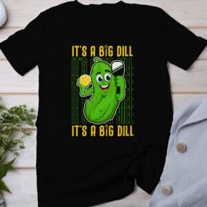 Pickleball Spieler T-Shirt, Geschenk für Sportliebhaber, Originelles Dill-Gurke Motiv Fan Tee, Lustiges Outdoor-Aktivität Sportler Shirt