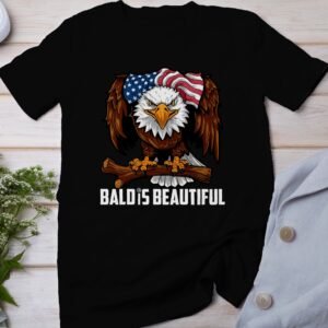 Unabhängigkeitstag Shirt Wappentier Adler USA 4 Juli Outfit Veteran Patrioten Look Freiheit Style Amerika Flaggen Design Weißkopfseeadler