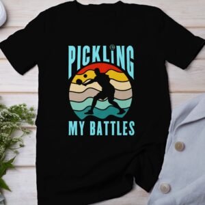 Pickleball Spieler T-Shirt, Geschenk für Sportliebhaber, Originelles Pickleballschläger Motiv Fan Tee, Lustiges Outdoor-Aktivität Team Shirt