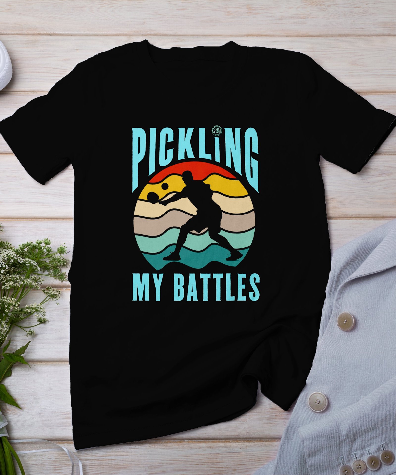 Pickleball Spieler T-Shirt, Geschenk für Sportliebhaber, Originelles Pickleballschläger Motiv Fan Tee, Lustiges Outdoor-Aktivität Team Shirt