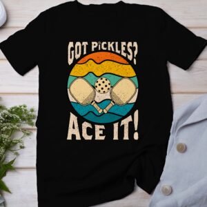 Retro Pickleball Spieler T-Shirt, Geschenk für Sportliebhaber, Vintage Pickleballschläger Fan Tee, Lustiges Outdoor-Aktivität Team Shirt