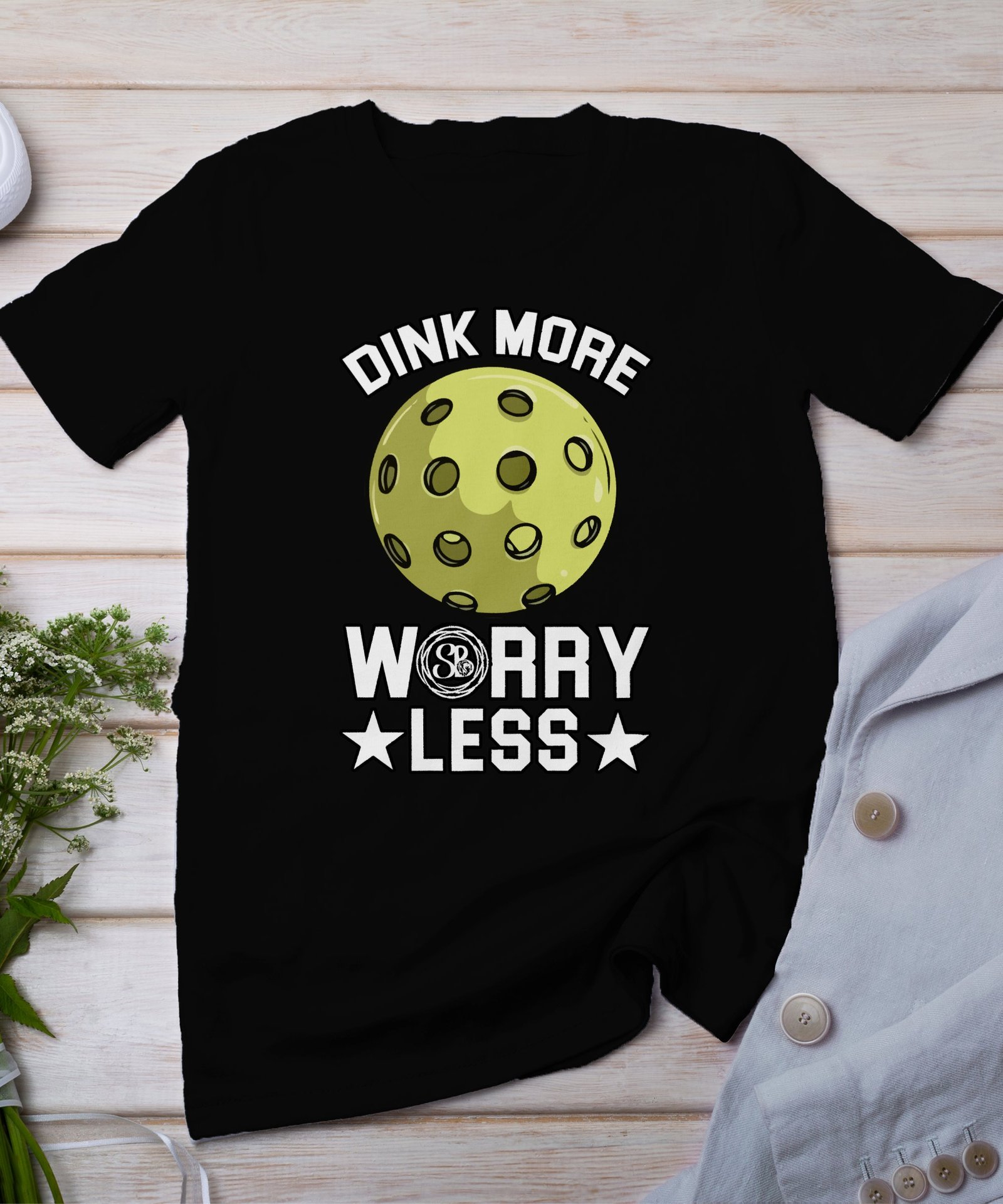Pickleball Spruch T-Shirt, Geschenk für Sportliebhaber, Originelles Pickleballschläger Motiv Fan Tee, Lustiges Teamtaktik Shirt