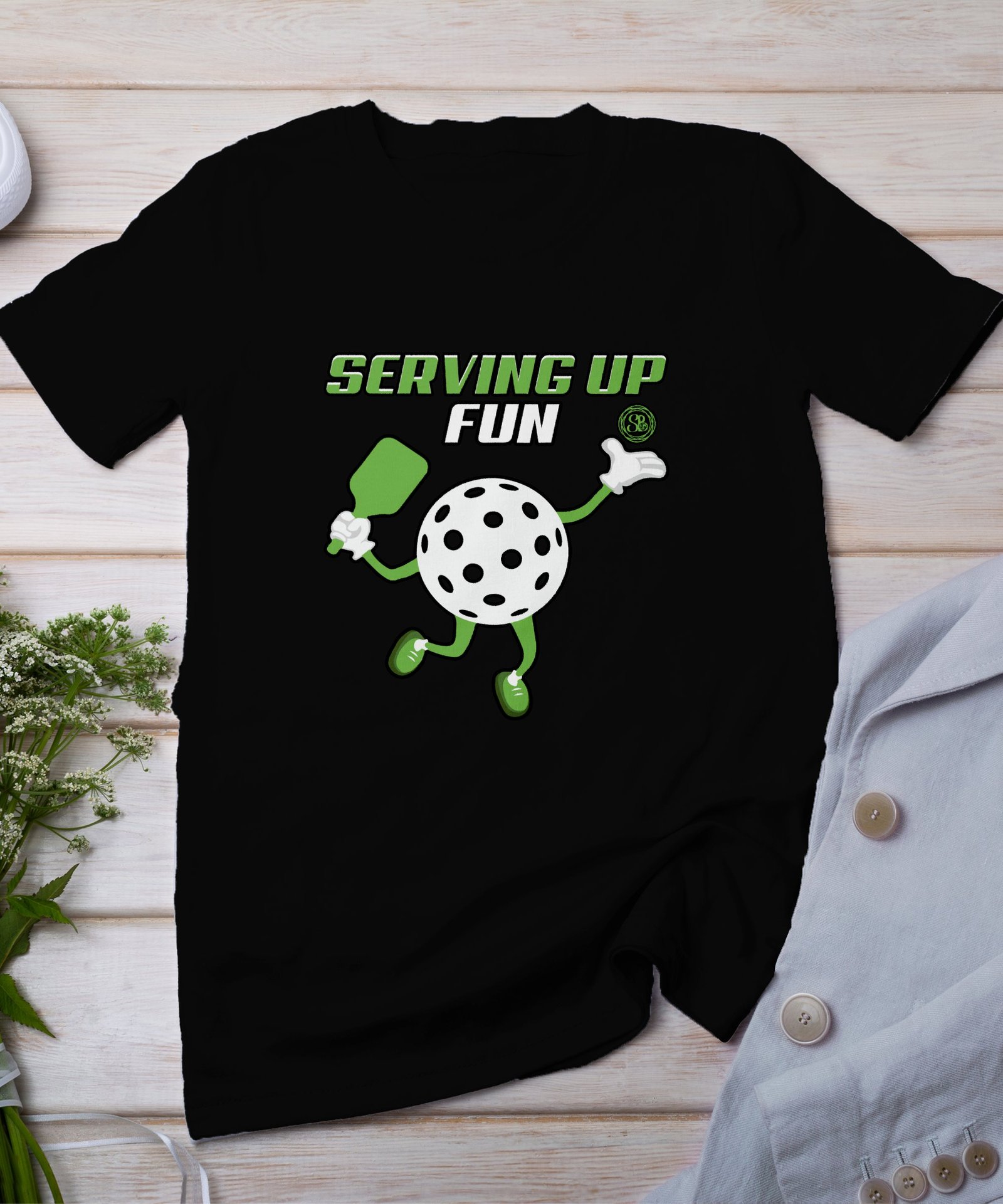 Pickleball Spieler T-Shirt, Geschenk für Sportliebhaber, Originelles Pickleballschläger Motiv Fan Tee, Lustiges Outdoor-Aktivität Team Shirt